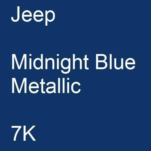 Jeep, Midnight Blue Metallic, 7K.